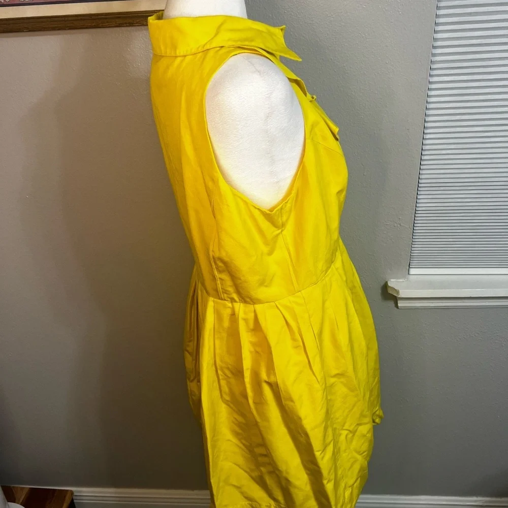 Shoshanna yellow sleeveless dress 12
Ruffle Mini Pockets Cotton Silk - Picture 14 of 16